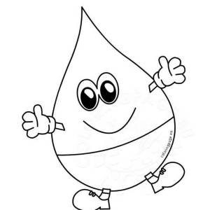 Раскраски Капелька для детей