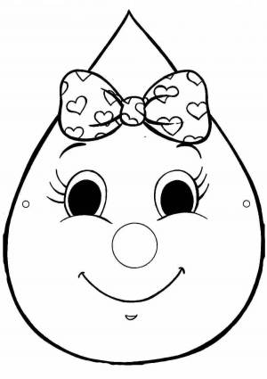 Раскраски Капелька для детей