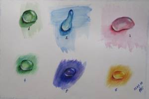 Рисунки капли воды карандашом