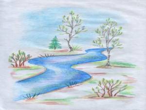Природа картинки и рисунки для срисовки карандашом