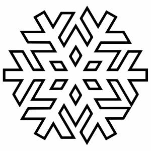 Узор снежинки