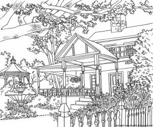 Раскраски природа красивые