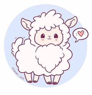 Рисунок овечка для детей