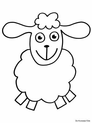 Баран раскраска