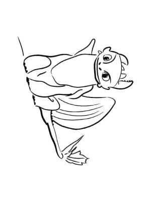 Раскраска Беззубик