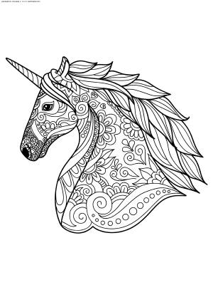 Раскраска Единорог