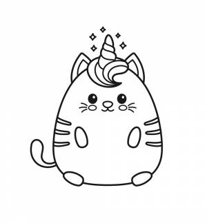 Котик единорог