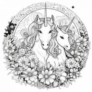 Единорог раскраски для детей и взрослых