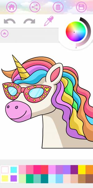 Единорог Раскраска для Детей