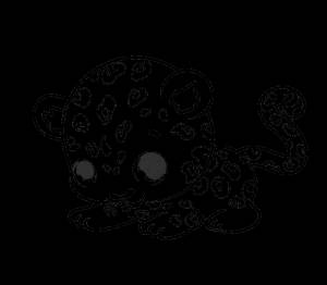 Раскраска Маленькие леопарды