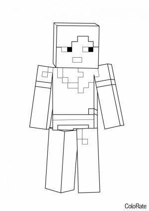 Раскраска Веселая Алекс