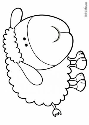 Раскраска Овечка