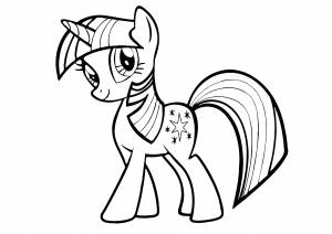 Раскраски Раскраска Пони из my little pony Пони Раскраски для малышей