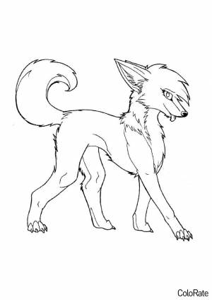 Раскраска Лиса