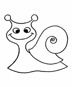 Раскраски Улитка