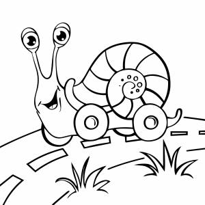 Смешная улитка