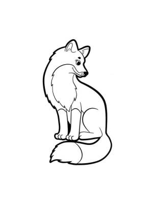 Раскраски Лиса