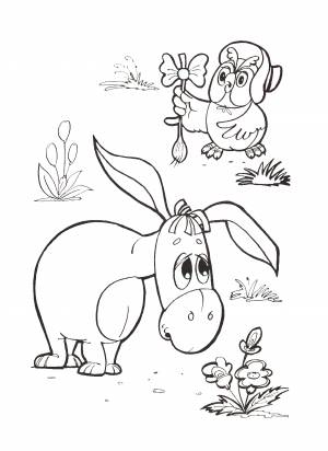 Винни-Пух с друзьями в раскрасках