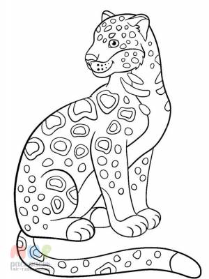 Раскраска Ягуар