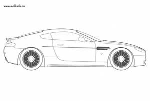 Раскраски машины Ягуар