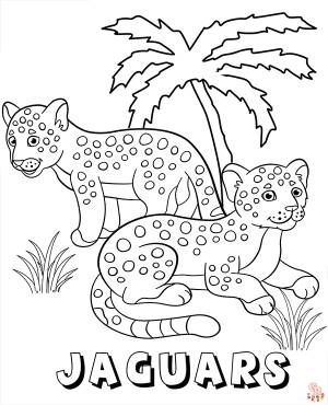 Раскраски Ягуар для детей