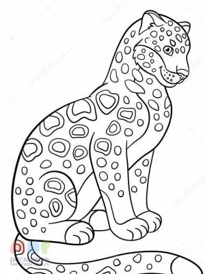 Раскраска Ягуар