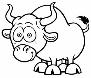 Бык с рогами