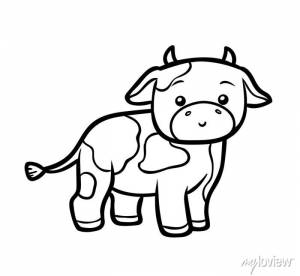 Книжка-раскраска, бык плакаты на стену