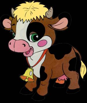 Бычок животное рисунок