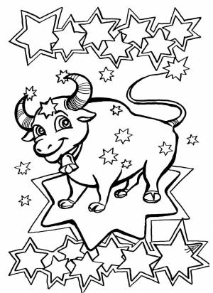 Как нарисовать Быка на Новый год 2021