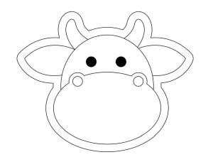 Новогодние Раскраски С Быками И Коровами 2021