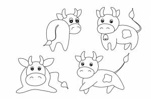 Раскраски Бык