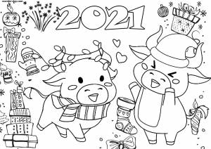 Ox Coloring Pages