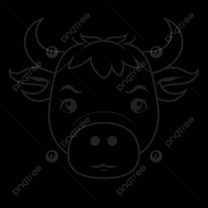 рисунок мультфильм корова лицо наброски эскиз вектор PNG , рисунок автомобиля, мультфильм рисунок, рисунок коровы PNG картинки и пнг рисунок для й загрузки