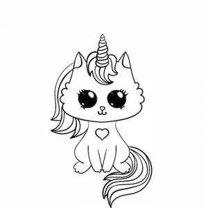 Кошка единорог
