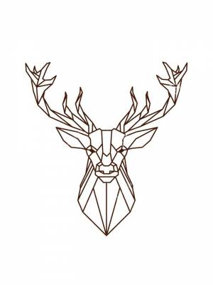 Картинка Голова Оленя  онлайн