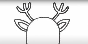 Как нарисовать оленя