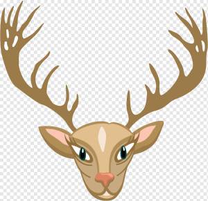 голова оленя, png