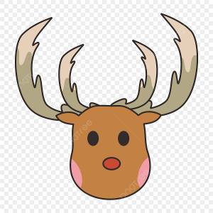 голова оленя с рогами PNG , клипарт олень, рождество, зима PNG картинки и пнг рисунок для й загрузки