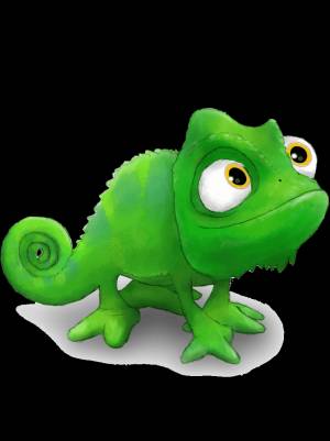 Раскраска Хамелеон