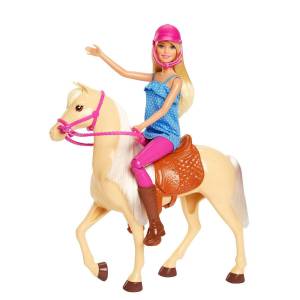 Набор Barbie Кукла Барби и лошадь