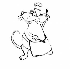 Раскраска крыса
