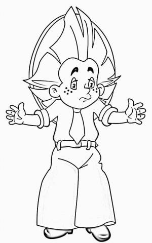 Раскраска Незнайка