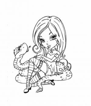 Девушка и питон