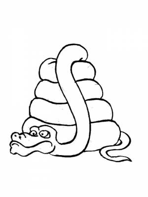 Раскраска Удав  для мальчиков