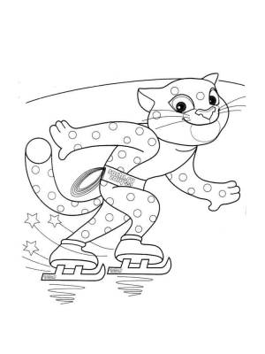 Раскраски Снежный барс