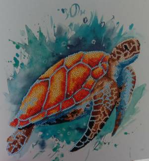 Кристальная мозаика Фрея ALBP-288 постер Морская черепаха