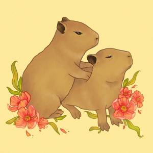 Рисунки капибара игрушка