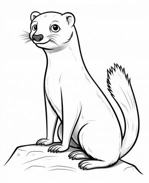 Раскраска мангуст для детей 3, 4, 5, 6, 7, 8 лет
