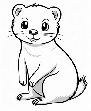Раскраска мангуст для детей 3, 4, 5, 6, 7, 8 лет